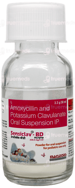 Sensiclav Bd 228.5Mg Dry Syrup 30Ml